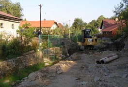 Kanalizace a ČOV Pustá Kamenice - fotografie z výstavby XI. - foto č. 65