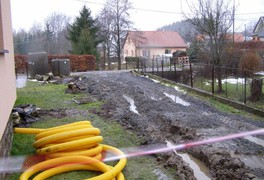 Kanalizace a ČOV Pustá Kamenice - fotografie z výstavby IV. - foto č. 3