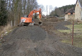 Kanalizace a ČOV Pustá Kamenice - fotografie z výstavby IV. - foto č. 4