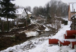 Kanalizace a ČOV Pustá Kamenice - fotografie z výstavby IV. - foto č. 10