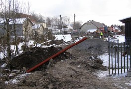 Kanalizace a ČOV Pustá Kamenice - fotografie z výstavby V. - foto č. 8