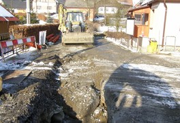 Kanalizace a ČOV Pustá Kamenice - fotografie z výstavby V. - foto č. 9