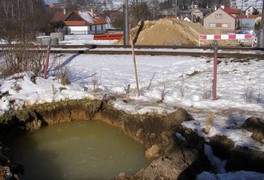 Kanalizace a ČOV Pustá Kamenice - fotografie z výstavby V. - foto č. 16