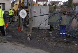 Kanalizace a ČOV Pustá Kamenice - fotografie z výstavby VI. - foto č. 8