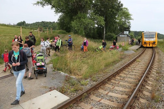 Turistický výlet rodičů s dětmi - Březiny 2015