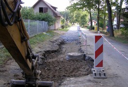 Kanalizace a ČOV Pustá Kamenice - fotografie z výstavby XI. - foto č. 14