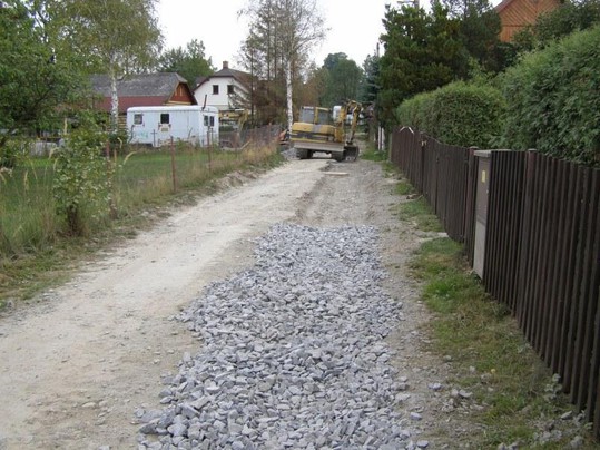 Kanalizace a ČOV Pustá Kamenice - fotografie z výstavby XIV.