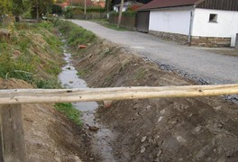 Kanalizace a ČOV Pustá Kamenice - fotografie z výstavby XIV. - foto č. 75