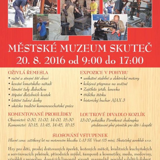 Řemeslná sobota ve Skutči - 20.8.2016