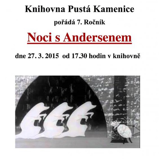Pozvánka - Noc s Andersenem 2015