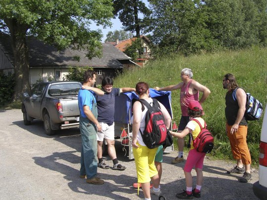 Turistický výlet pro děti a rodiče - Březiny 2009
