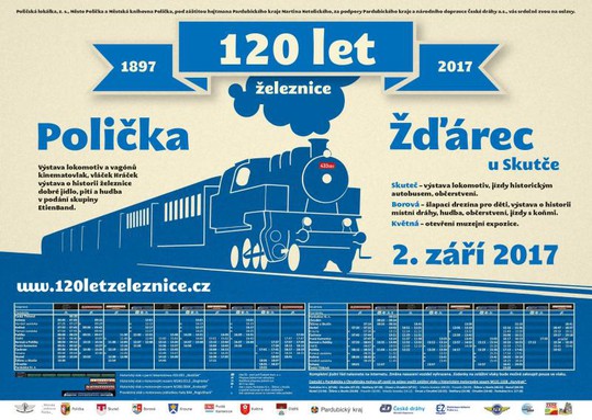 Oslavy 120 let železnice Polička - Žďárec u Skutče