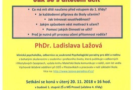 Pozvánka ZŠ a MŠ Proseč na besedu pro rodiče - foto č. 1
