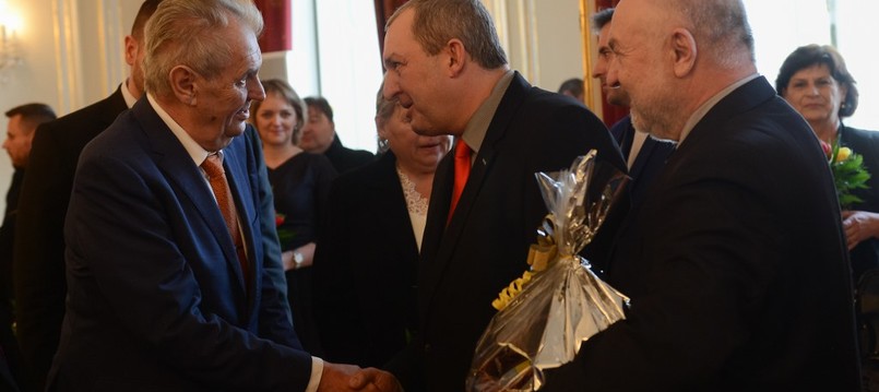 Vítězové soutěže Vesnice roku 2018 byli přijati u prezidenta republiky Miloše Zemana
