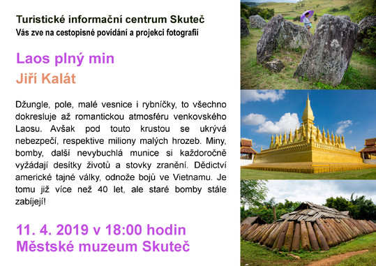Pozvánka na přednášku Laos plný min