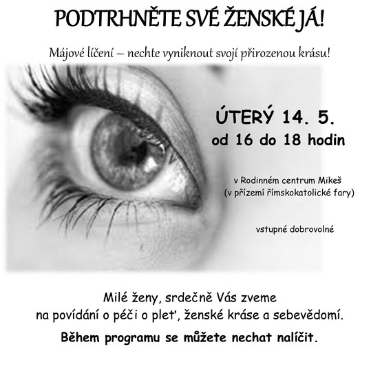 Podtrhněte své ženské já - pozvánka na přednášku do Proseče
