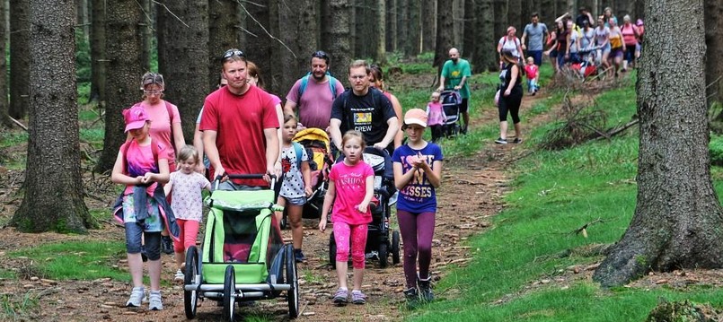 Turistický výlet s dětmi na Březiny 2019