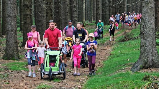 Turistický výlet s dětmi na Březiny 2019