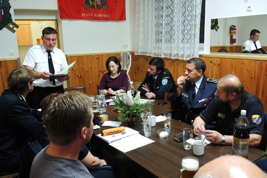 Výroční schůze SDH Pustá Kamenice 2019