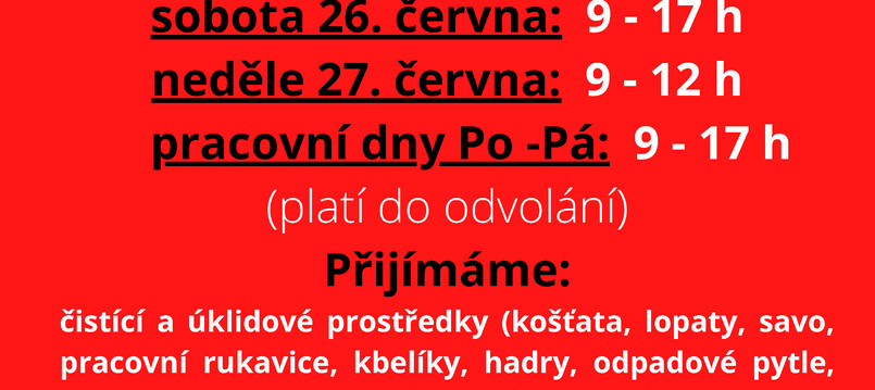 Pomoc pro Moravu - dopis z Oblastní charity Polička