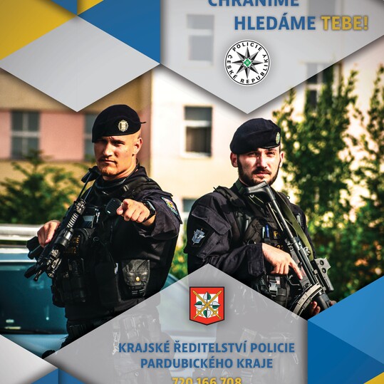Náborová kampaň Policie ČR Pardubického kraje
