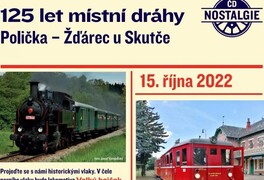 Oslavy 125 let místní dráhy Polička - Žďárec u Skutče - foto č. 1