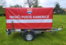 Pořízení nového přívěsného vozíku pro pustokamenické hasiče - foto č. 1