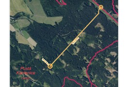 Rekonstrukce LC Stropnicová - informace ohledně neprůjezdnosti lesní cesty v k. ú. obce Pustá Kamenice - foto č. 1