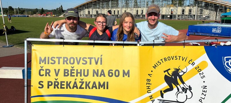 Mistrovství ČR v běhu na 60 metrů s překážkami v Plzni a skvělé 20. místo Terezky Sejkorové