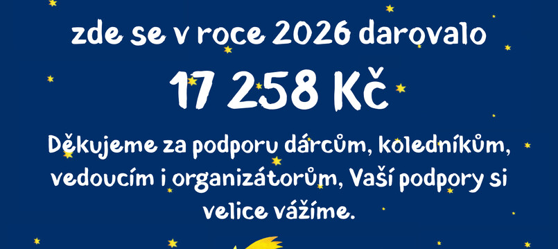 Výsledek Tříkrálové sbírky 2026 v Pusté Kamenici