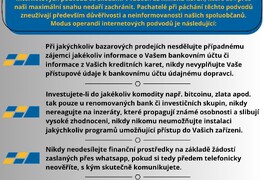 Varování - internetové podvody - foto č. 1