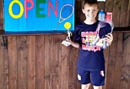 Tenisový turnaj dvouher Pustá Kamenice Open - kategorie děti do 15 let - foto č. 4